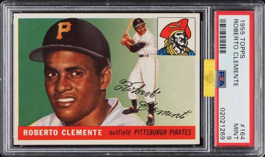 Clemente image from the stellar PSA 9 sale at PWCC!