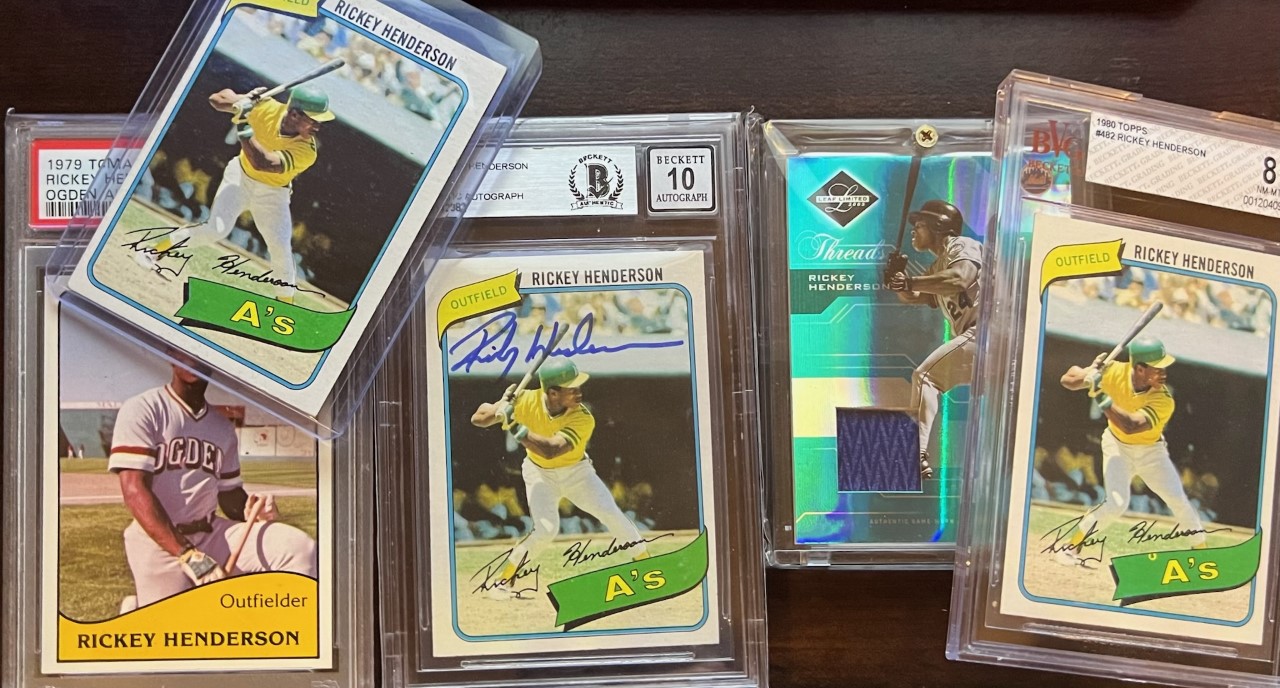 Rickey Henderson rookie cards